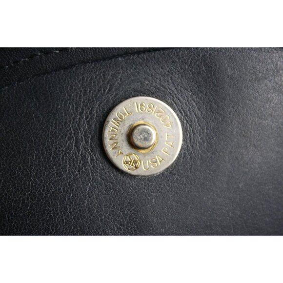 Coach purse "Lindsay" crossbody bag vintage black leather bag with attached stra - Picture 6 of 6